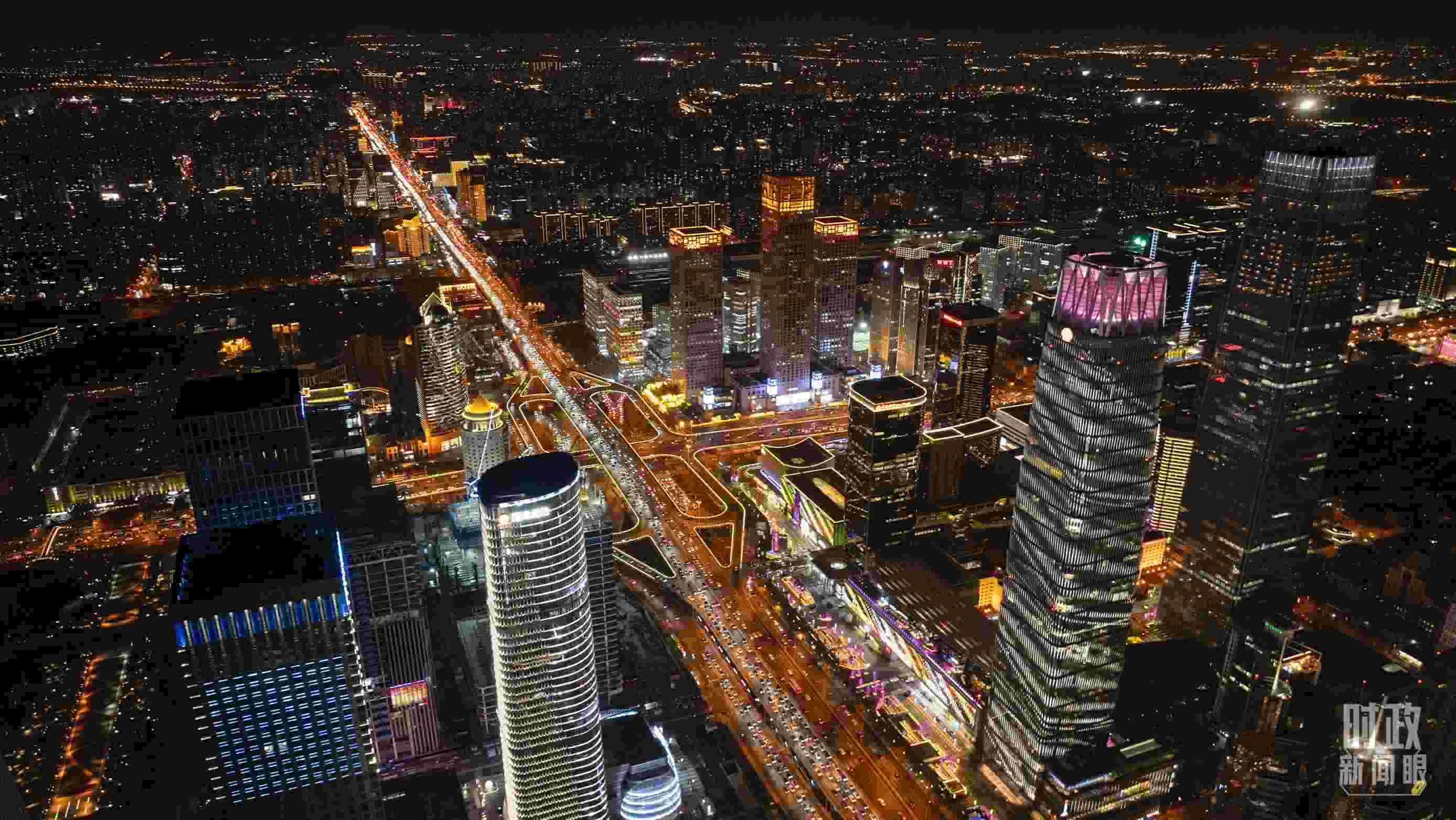 △北京CBD（中央商務區(qū)）。（總臺記者郭增浩拍攝）