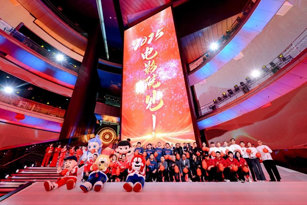 2025年春節(jié)檔電影主創(chuàng)合影。（圖片由主辦方提供）