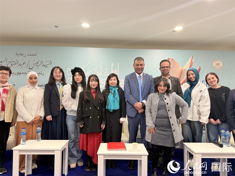 “中國與埃及：古往今來的聯(lián)系”主題分享會，人民網(wǎng)記者黃培昭攝