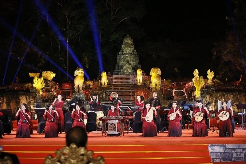 2024年1月13日，在柬埔寨暹粒舉行的“中柬人文交流年”啟動儀式。