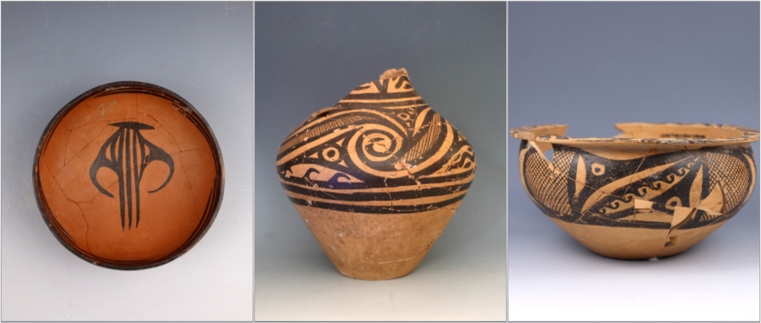 甘肅臨洮寺洼遺址出土的馬家窯類(lèi)型彩陶。全國(guó)十大考古新發(fā)現(xiàn)活動(dòng)辦公室供圖