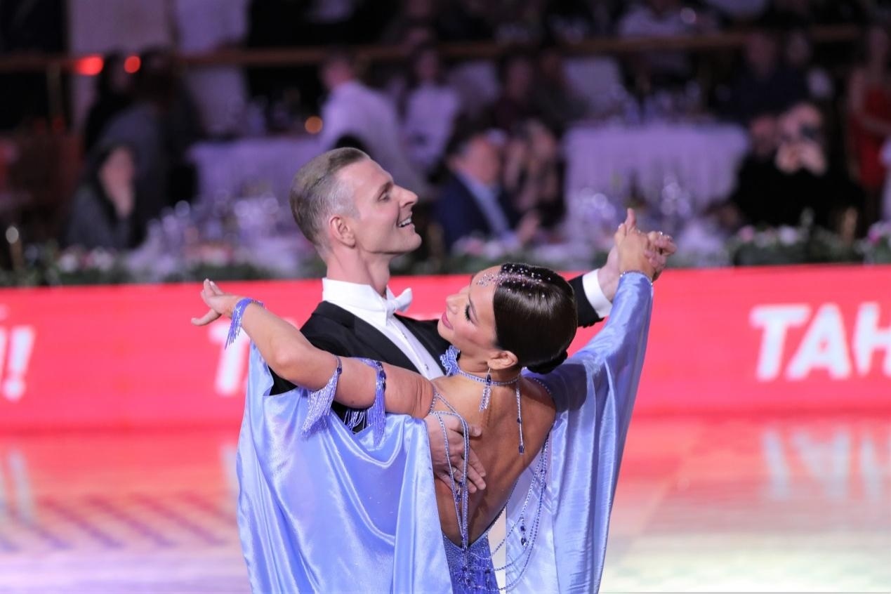 第七屆“克里姆林宮杯”國(guó)標(biāo)舞錦標(biāo)賽現(xiàn)場(chǎng)。于子恒攝