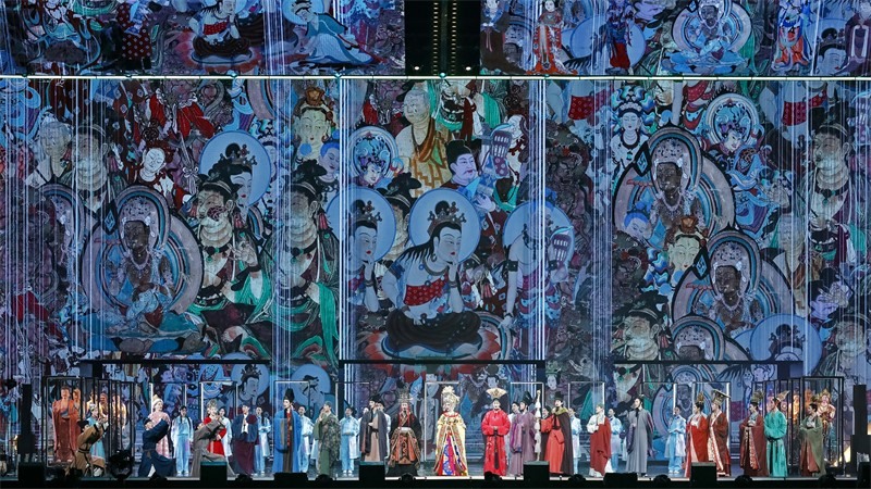 《受到召喚·敦煌》劇照。國話供圖