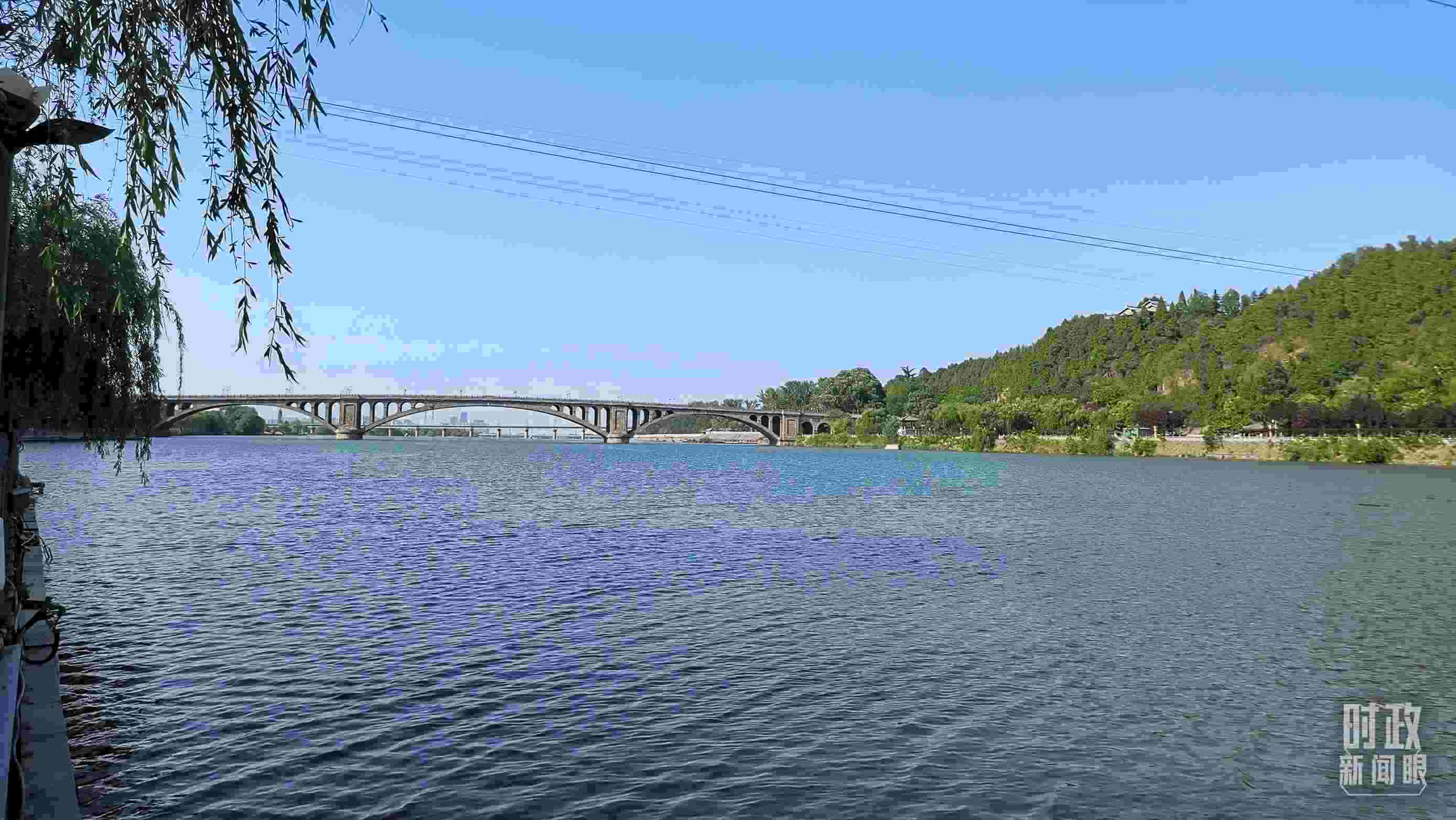 △伊河。（總臺(tái)央視記者范一鳴拍攝）