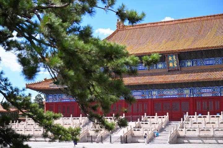2023年7月8日拍攝的太廟享殿（也稱前殿）。